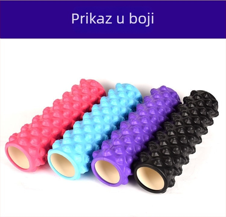 Joga stupac od EVA pjene, valjak s oštrim masirajućim štapićem za opuštanje mišića nogu i leđa