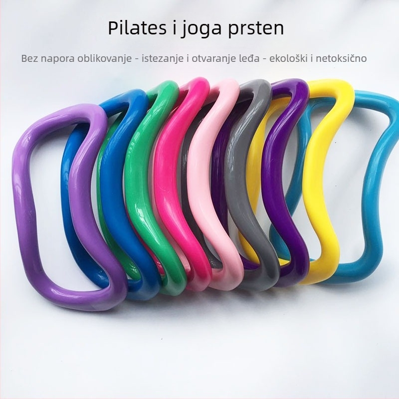 Joga prsten za fascijalno rastezanje s otpornošću – Pilates prsten za povratno savijanje i masažu