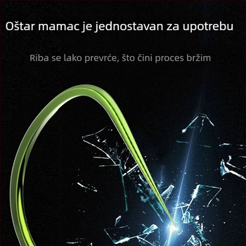 Kuka za šaranski ribolov – Barb-Free, titanij spoj, tanak vrat