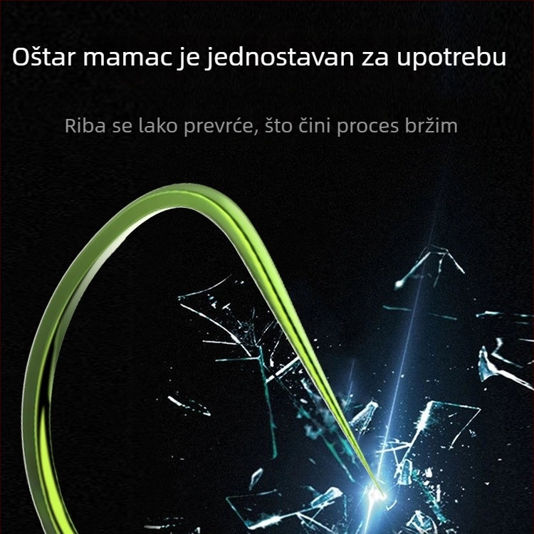Kuka za šaranski ribolov – Barb-Free, titanij spoj, tanak vrat