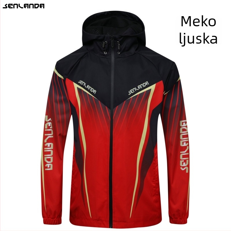 Unisex ribarska jakna, vodootporna, otporna na vjetar, prozračna, topla fleec podstava