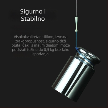 Sjedalo plutanja od karbonskih vlakana – izdržljivo, debeli i široko, dodatak za glavnu liniju 8-20, protiv gubitka