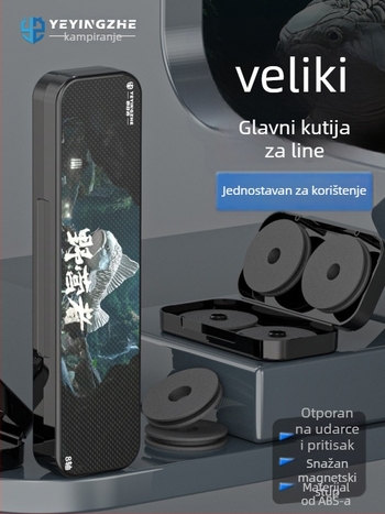 Camper višenamjenska kutija za ribolovnu liniju s navijanjem, ABS materijal