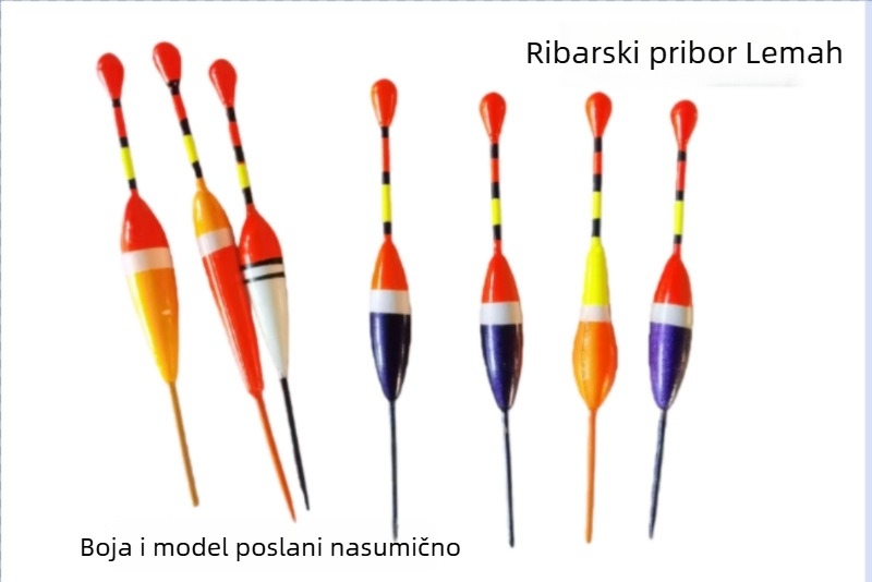 Vertikalna plutajuća pluta – ultra kratki dizajn za plitku vodu, hrabra repna, zimski ribolov na mali karas (plastična plut)