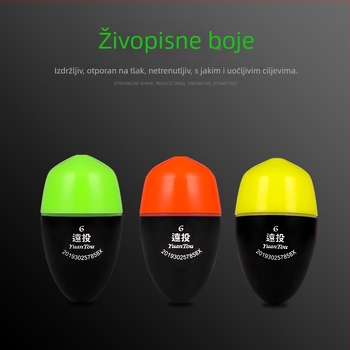 More pluta za ribolov s osvjetljenjem, anti-kolizijskim dizajnom, dugačkim bacanjima — plastika — Fish Hunter