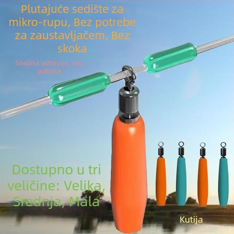 Klizna sjedalica za plovak za ribolov – PU materijal, dodatak za dugi domet