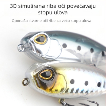 Colorful Light površinska mamac s propelerom za duga bacanja – ABS plast