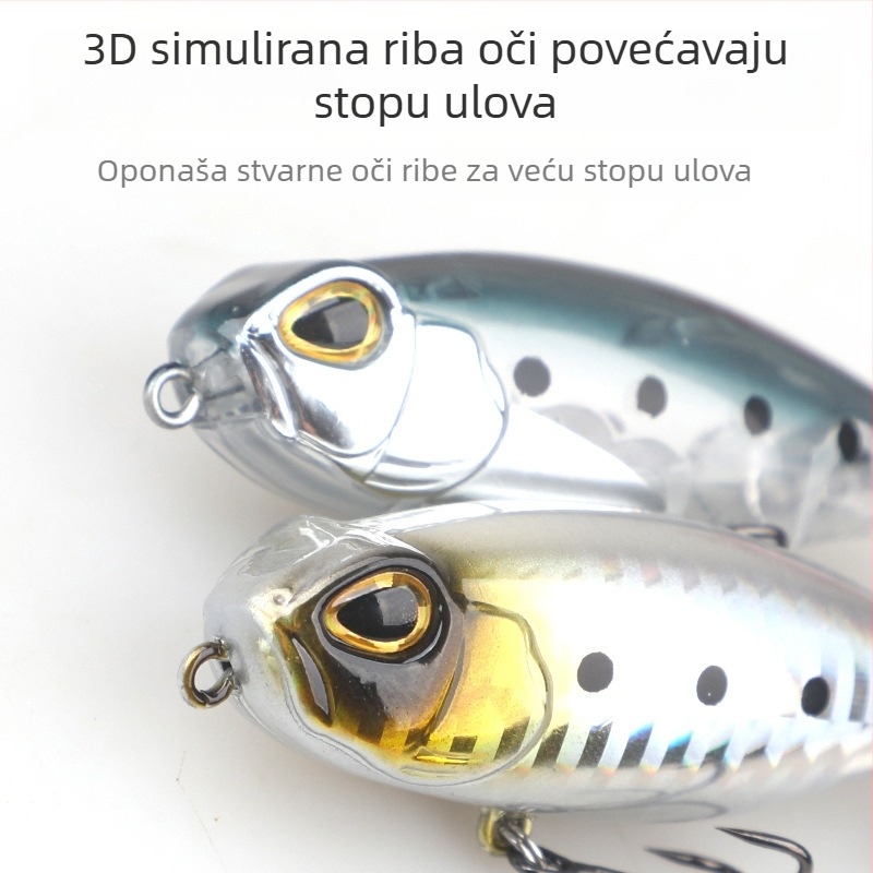 Colorful Light površinska mamac s propelerom za duga bacanja – ABS plast
