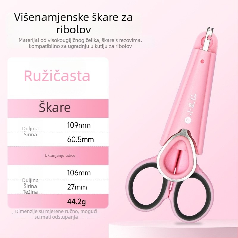 Škare za ribolov od nehrđajućeg čelika, višenamjenske, marka Little Phoenix fairy.