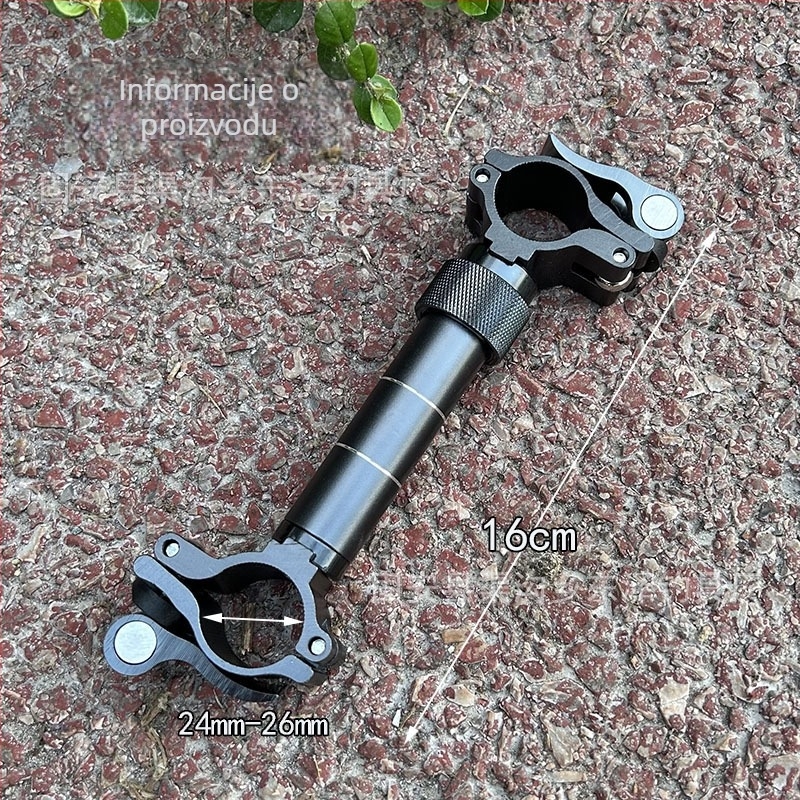 Peas Fishing držač kišobrana za stolac za ribolov od aluminijske legure — univerzalni, višenamjenski konektor, kompatibilan s europskim stolcima, Peas Fishing