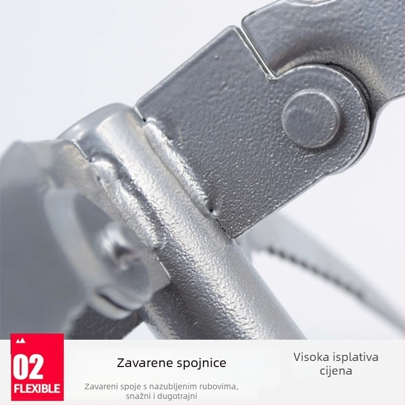 Sklopivi nož od kovanog čelika za ribolov i rez vodne trave