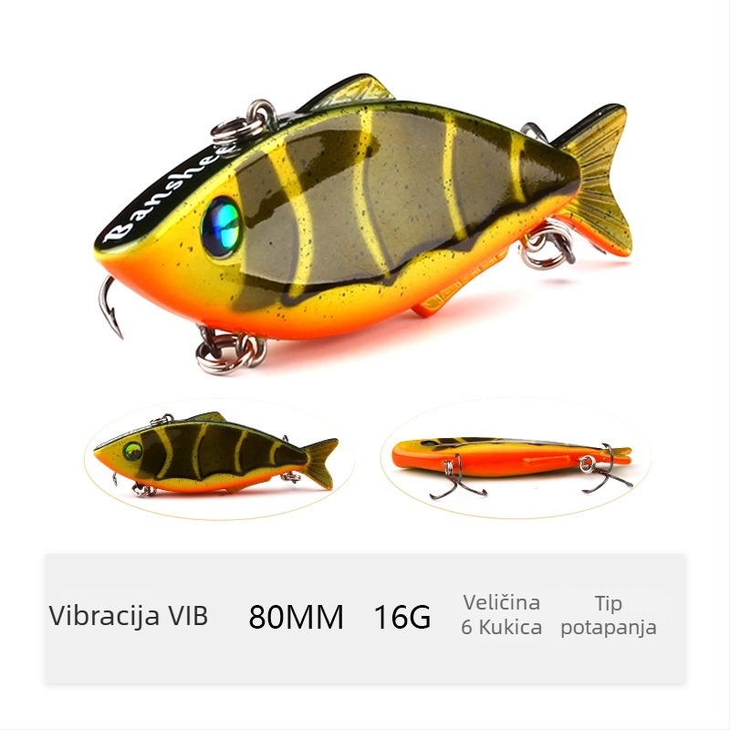 Banshee podmorska vibrirajuća varalica — ABS materijal, ovlaštene privatne marke