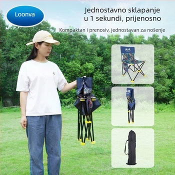 Other ribolovni stol, Oxford platno, sklopivi, lagana vanjska stolica – izdanje ljeta 2025