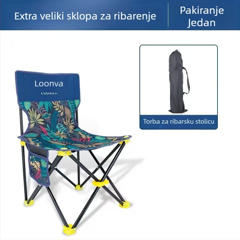 Other ribolovni stol, Oxford platno, sklopivi, lagana vanjska stolica – izdanje ljeta 2025