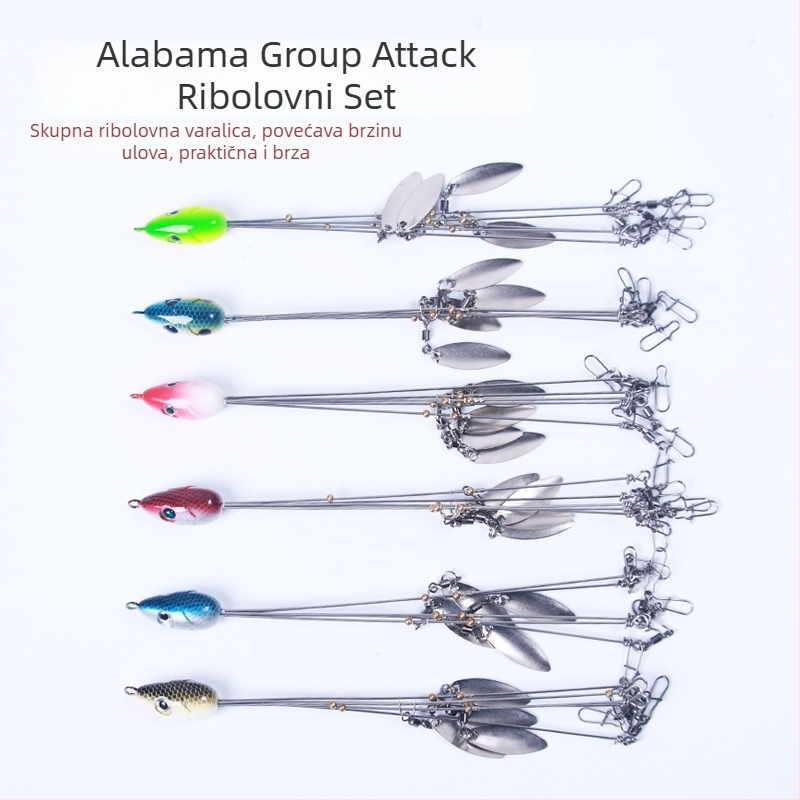 Blue Wing Alabama skup umjetnih mamaca s olovnim materijalom – šifra Alabama Fishing Group