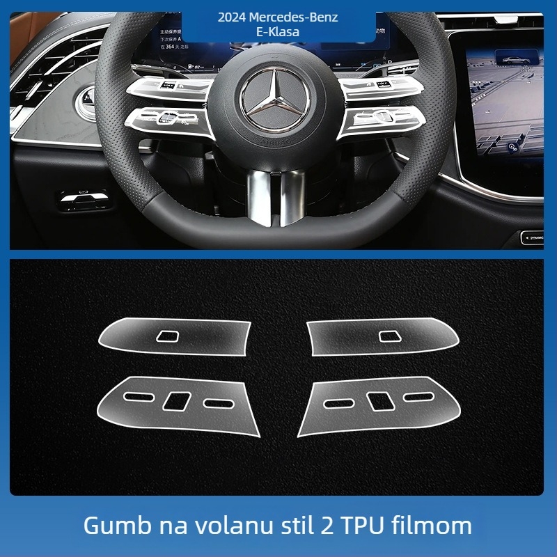 Mercedes-Benz E-Class E260L/E300L središnji zaslon za upravljanje i navigaciju – zaštitno staklo od temperiranog stakla, jednoplošni komad, otporno na ogrebotine, anti otisci prstiju, otporno na visoke i niske temperature