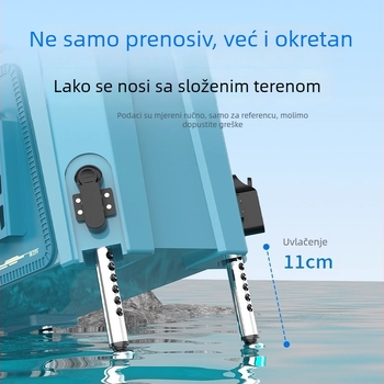Jiazhi Kutija za pecanje – potpuni set kutije za ribu i kante za živu ribu, oprema za divlji ribolov