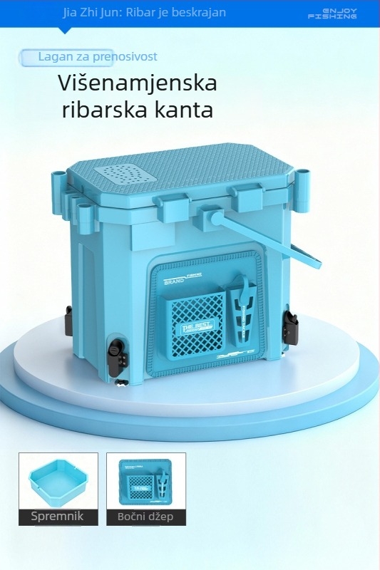 Jiazhi Kutija za pecanje – potpuni set kutije za ribu i kante za živu ribu, oprema za divlji ribolov