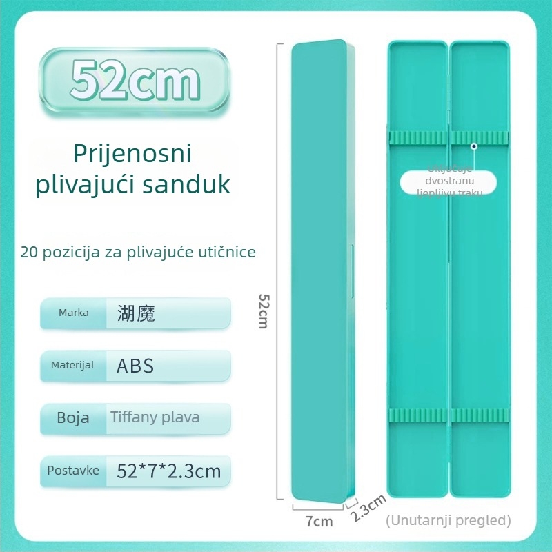 Lake Demon Kutija za plutanje otporna na pritisak i pad – Set za ribolovnu opremu, Velika plastična kutija za pohranu, Čvrsta kutija za plut, Podrijetlo: Kina