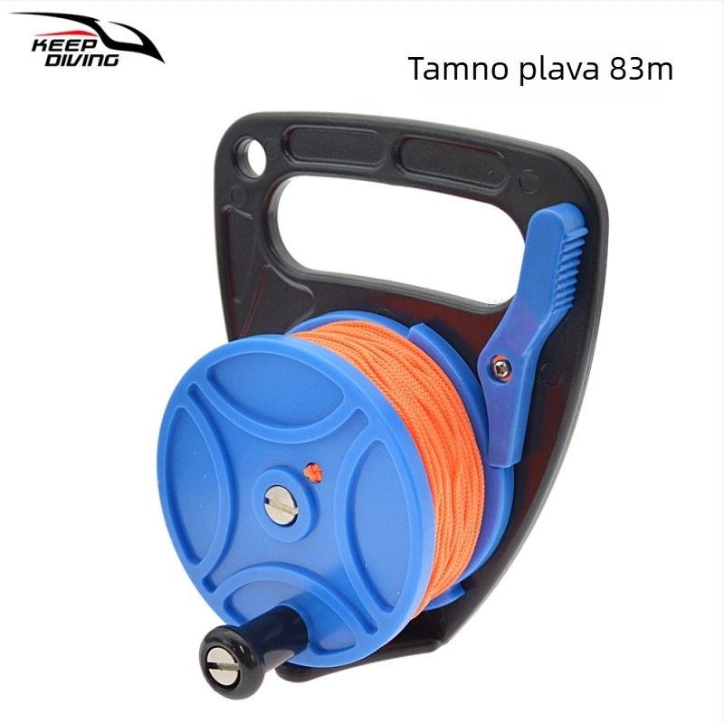 Ronilački ručni navijač s kablom KEEP DIVING | Materijal PC | Prilagodba obrade dostupna | Licencirana privatna marka | Ronilačko osvjetljenje