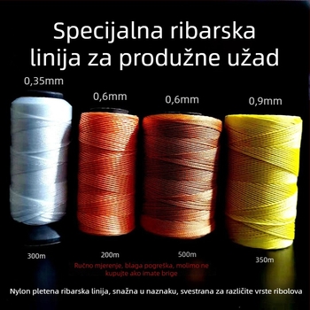Glavna ribolovna linija za više vrsta riba