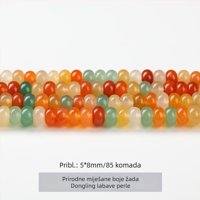 Aventurin kuglice, miješane boje, 8 mm, za DIY nakit, modni dodaci