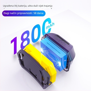 LED čelna lampa s USB punjenjem, vodootporna, za kampiranje na otvorenom, domet zrake 0–200 m, radno vrijeme 3–6 sati