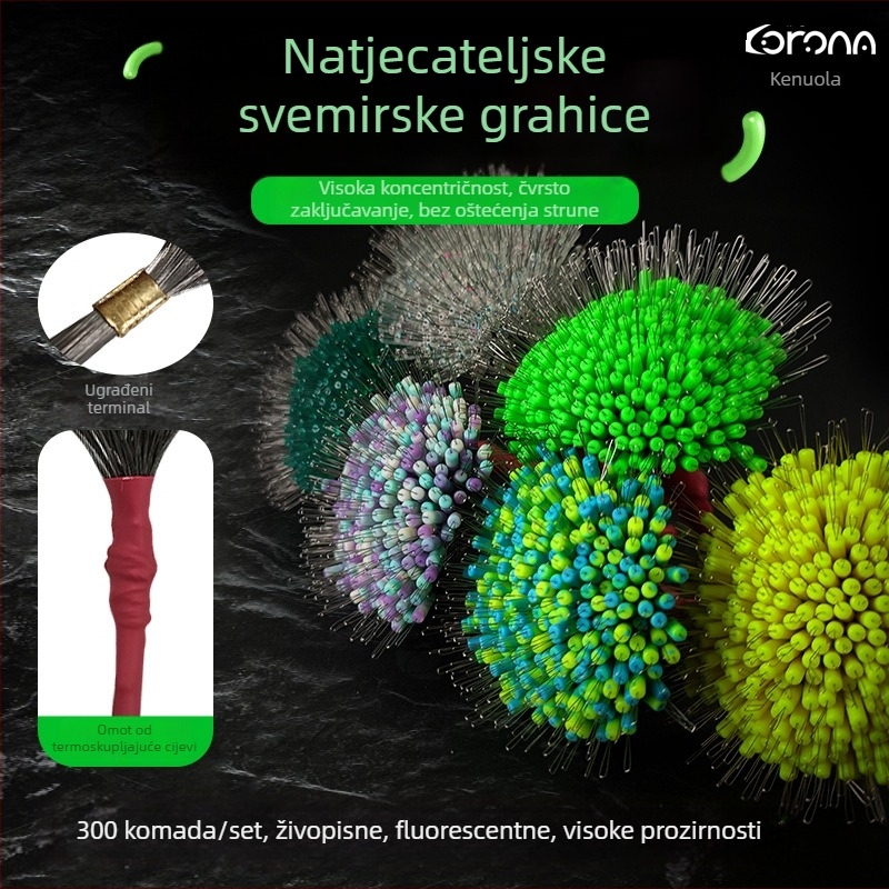 Silikonske space beads za ribolov, perle za glavnu liniju, veleprodaja, u vrećicama