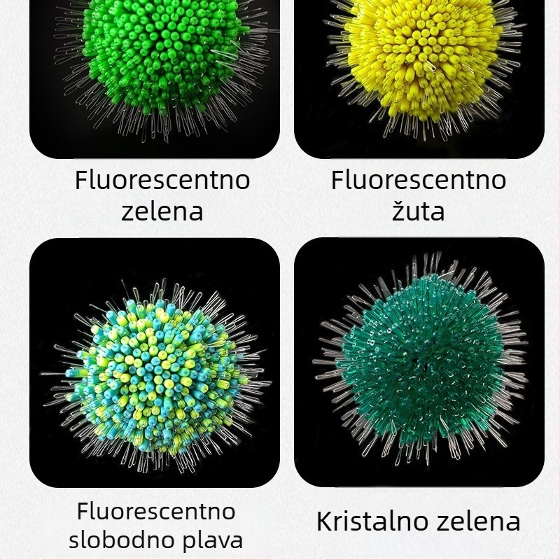 Silikonske space beads za ribolov, perle za glavnu liniju, veleprodaja, u vrećicama