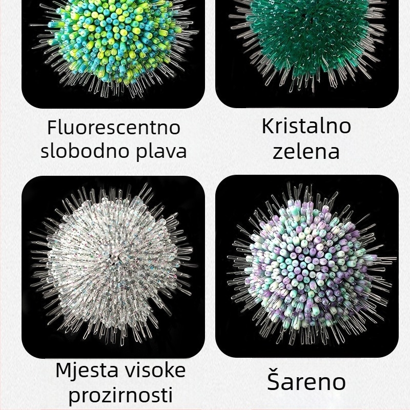 Silikonske space beads za ribolov, perle za glavnu liniju, veleprodaja, u vrećicama