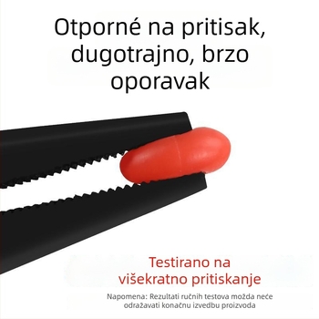 Silikonska ovalna perla s zaključavajućom perlom za morski ribolov – dodatna oprema za liniju