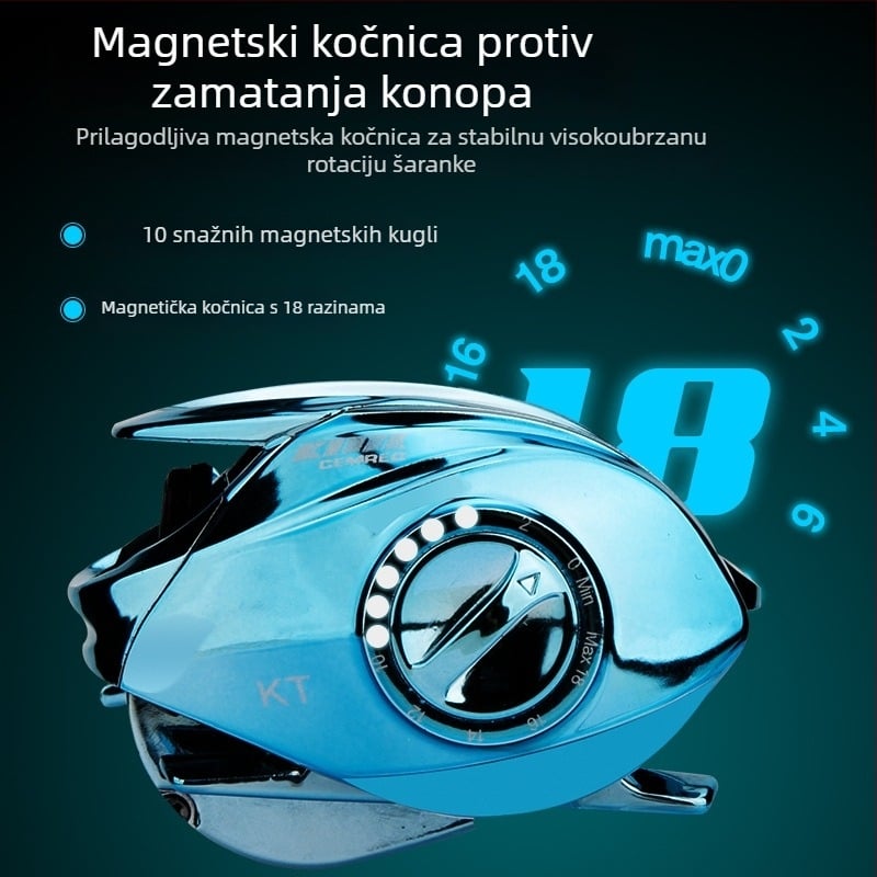 Comere ribolovna mašina s UV tretmanom metalnog završetka, dugačak bacaj, univerzalna za more i slatkovodni ribolov (40 komada u pakiranju)