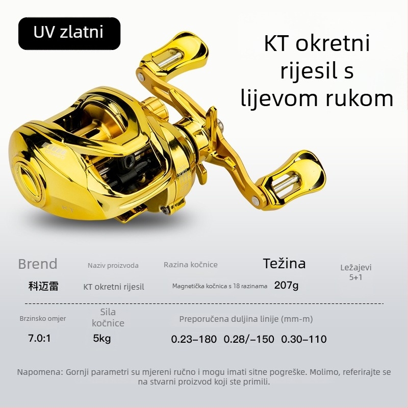 Comere ribolovna mašina s UV tretmanom metalnog završetka, dugačak bacaj, univerzalna za more i slatkovodni ribolov (40 komada u pakiranju)