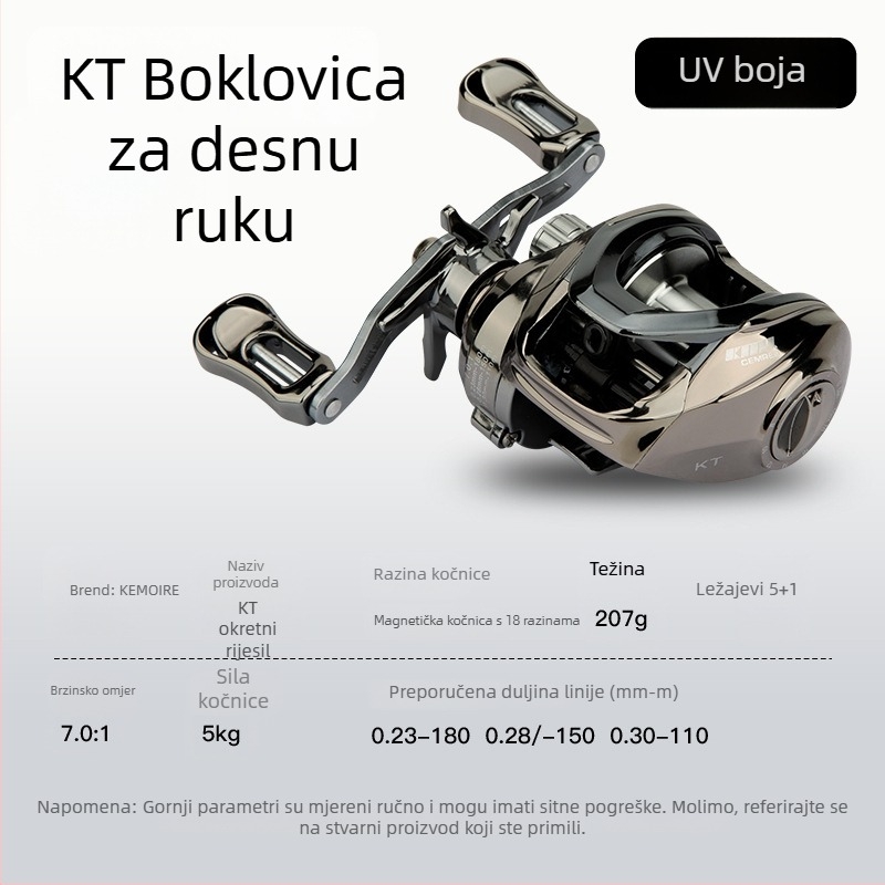 Comere ribolovna mašina s UV tretmanom metalnog završetka, dugačak bacaj, univerzalna za more i slatkovodni ribolov (40 komada u pakiranju)
