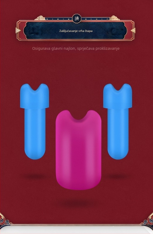 Set silikonskih ribarskih perli: perla vrha štapa, perla s konveksnim vrhom, T‑oblikovana zaptna perla, maslinasto crvena perla, crvena vršna perla, svemirska perla, paket na veliko