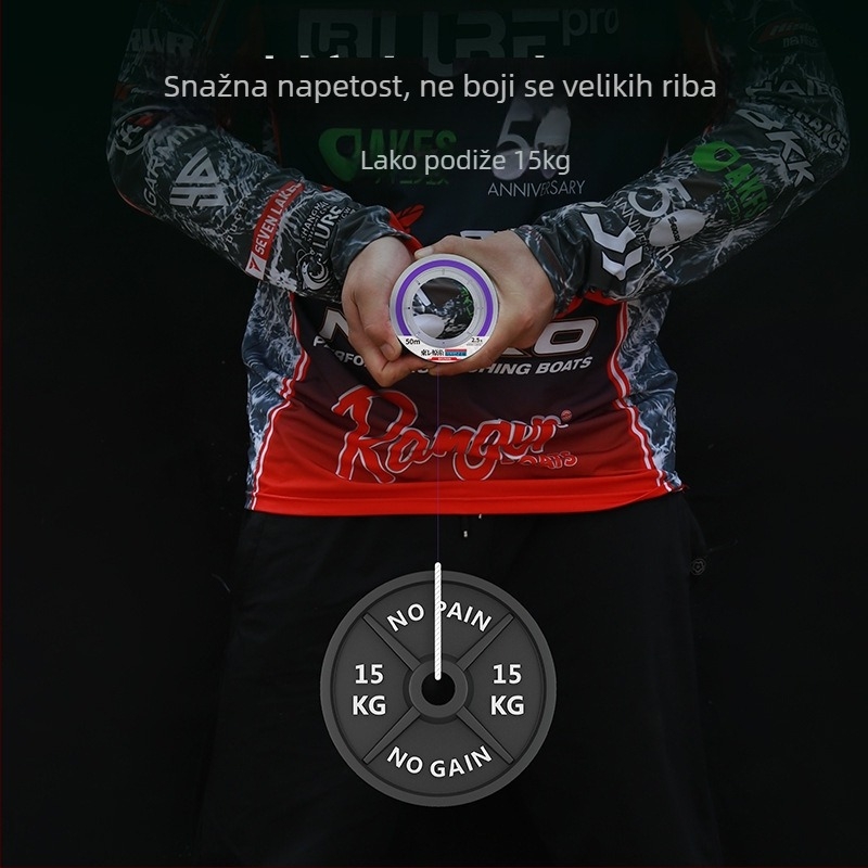 BKUMAN najlonska glavna linija za ribolov, nosivost 2–20 kg, kutija 100 komada