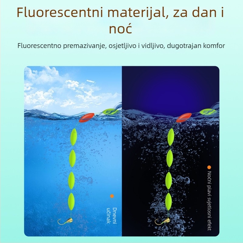 Set glavne linije s malim kukom i plivajućom linijom sa sedam zvjezdica; najlon; marka Welcome; izlazi zimi 2024