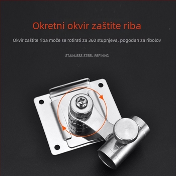 Chao Yu Set pribora za kutiju za ribolov od nehrđajućeg čelika, univerzalni 3-dijelni komplet