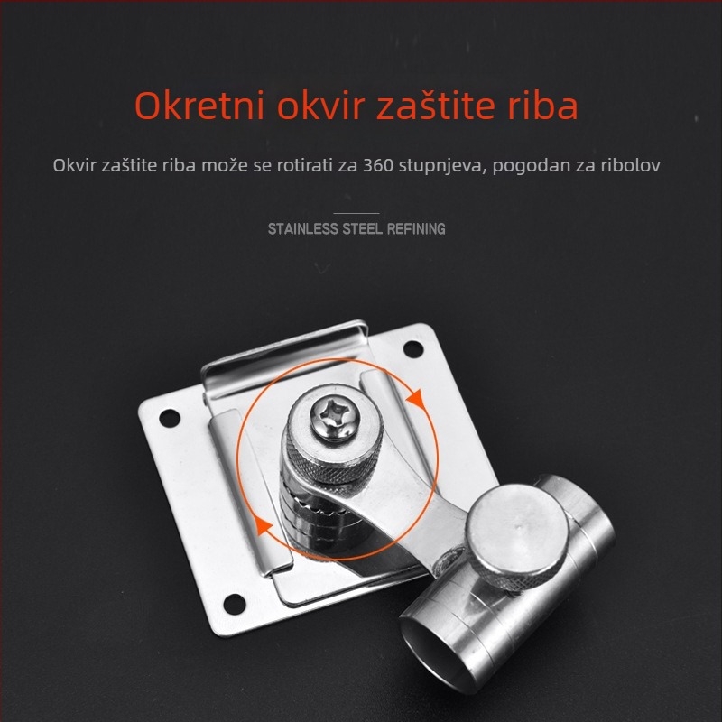 Chao Yu Set pribora za kutiju za ribolov od nehrđajućeg čelika, univerzalni 3-dijelni komplet