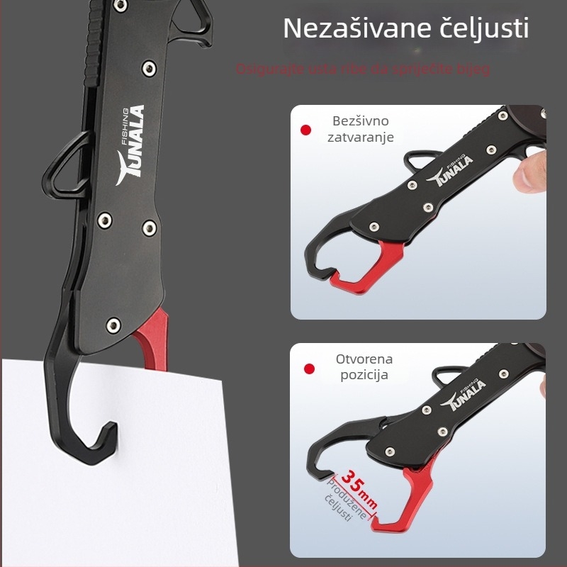 Tunala Višenamjenski aluminijski legura ribolovne kliješta sklopivi set