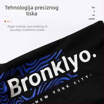 Muške kupaće hlačice za ljeto s dvostrukom slojem, brzo sušeće, elastični pojas, slobodan kroj.