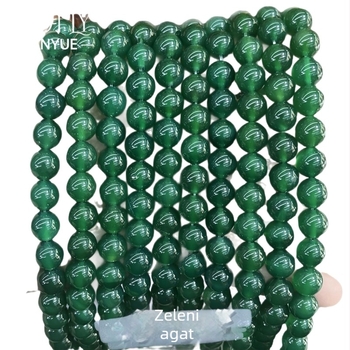 Dodatci: ahat kuglice, slobodne perle, marka Lanyue, podrijetlo Guangzhou, prirodni materijal, obrada: rezanje, brušenje, poliranje