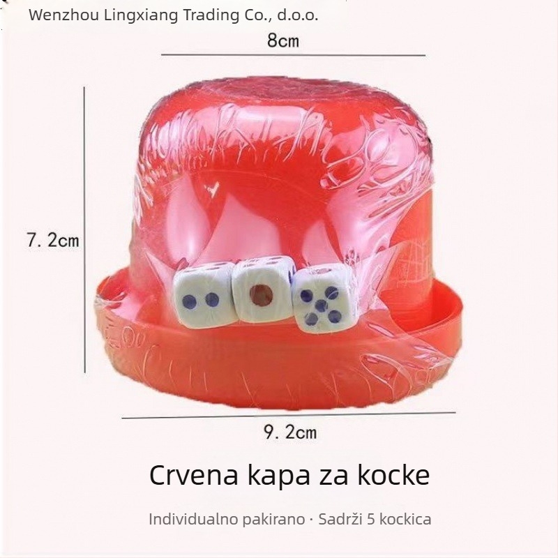 Lingxiang set čaša za kockice – melamin, 1 mm