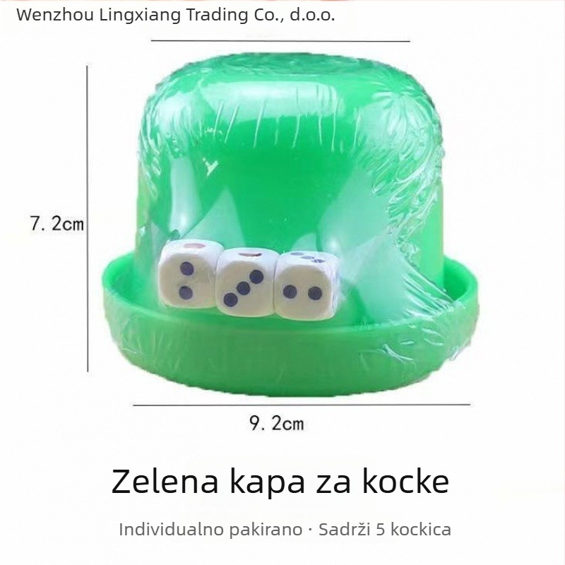 Lingxiang set čaša za kockice – melamin, 1 mm