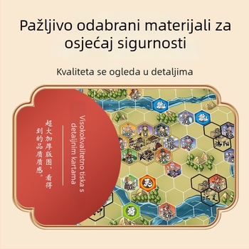 Družabna kartaška igra Tri kraljevstva: borba, zabava i strategija; za djecu 4–6 godina, šarena kutija