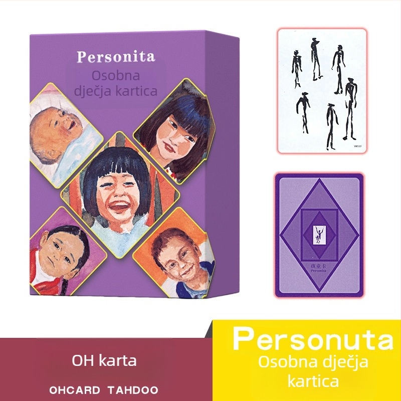 Tarot karta društvena igra za psihološko iscjeljenje i projekciju podsvesnog, razvoj emocija; Materijal: papir; Starost: 15–60