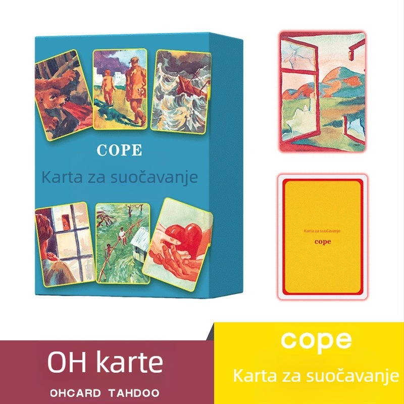 Tarot karta društvena igra za psihološko iscjeljenje i projekciju podsvesnog, razvoj emocija; Materijal: papir; Starost: 15–60
