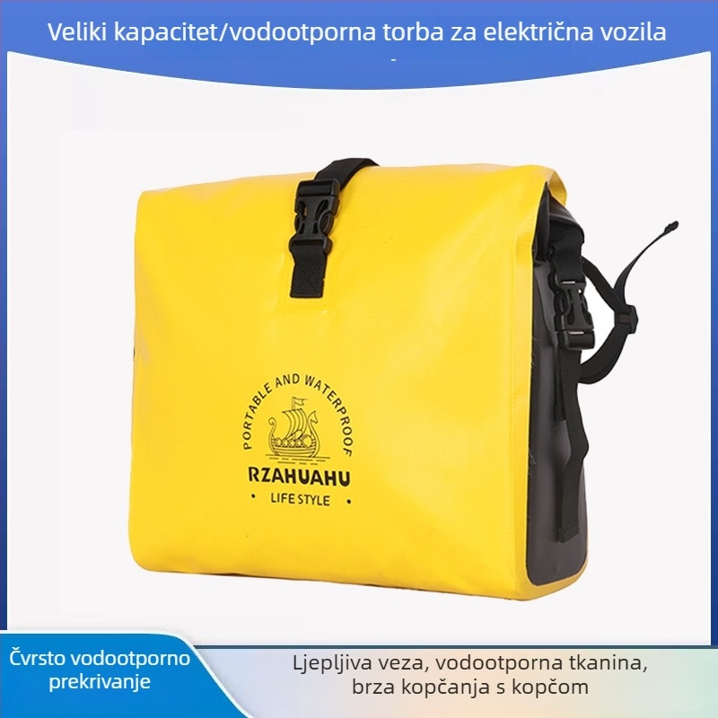 Prednja montirana torba za bicikl, PVC vodootporna, 9L, KS1623