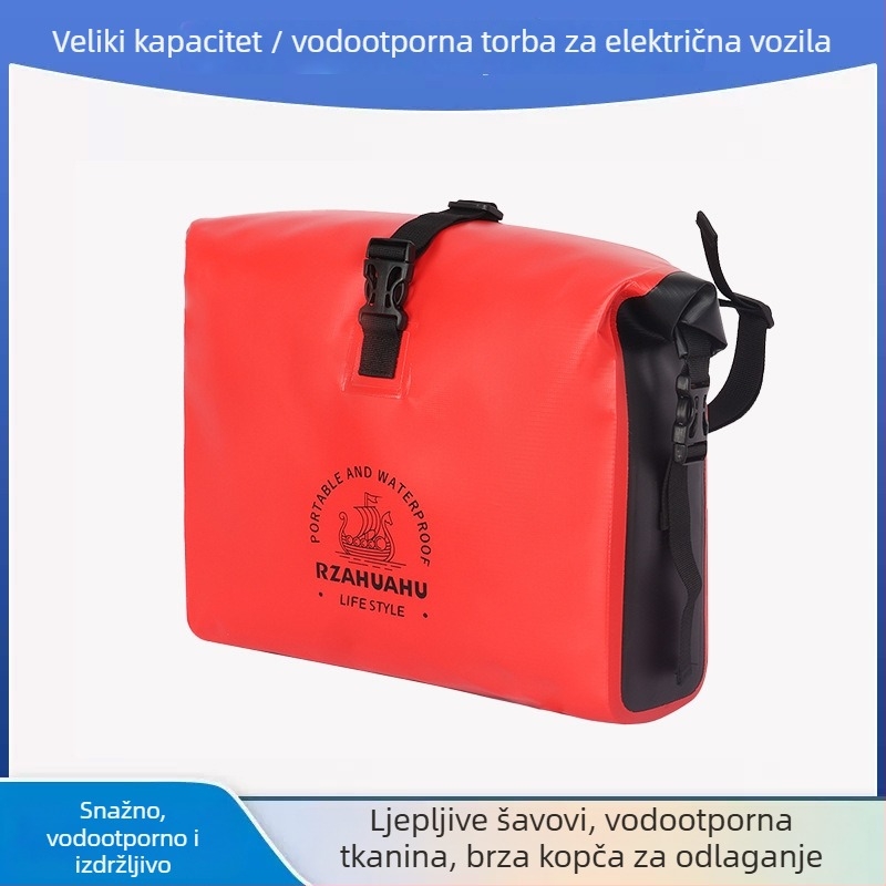 Prednja montirana torba za bicikl, PVC vodootporna, 9L, KS1623