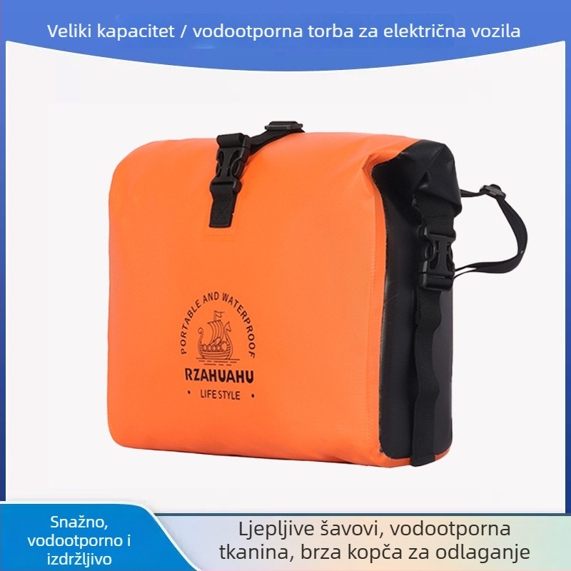 Prednja montirana torba za bicikl, PVC vodootporna, 9L, KS1623